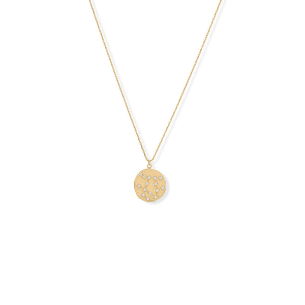 Cosmic Constellations! 16" + 2" Zodiac Coin Necklace (All Signs)