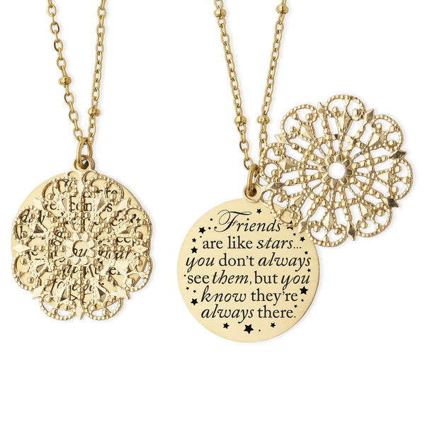 Best Friend Gift Friends Are Like Stars Friendship Necklace Best Friend Necklace Long Distance Gift Coworker Leaving Gift You're My Person