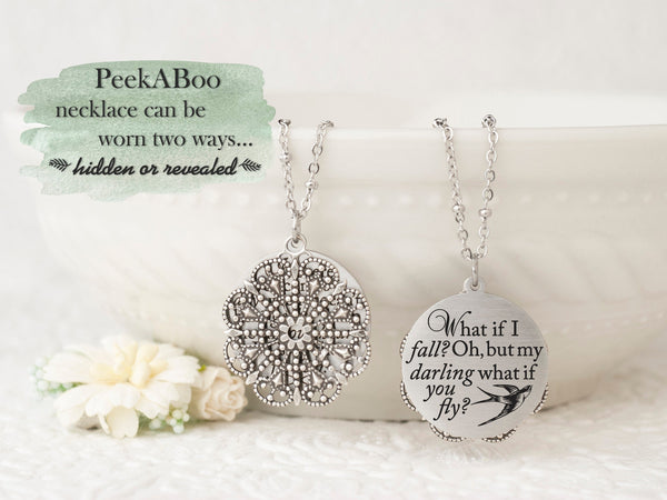 You are braver than you believe, stronger than you seem, and smarter than you think - Gold Quote Pendant Necklace