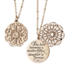 Mother Daughter Necklace Gift for Mom Mothers Day Gift Wedding Jewelry Mother of Bride Gift for Daughter Mom and Daughter Mom and Me Gifts