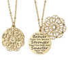 Winnie The Pooh Jewelry Friendship Gift You Are Braver Courage Necklace Sympathy Gift Inspirational Jewelry Cancer Survivor Gift BFF Gifts