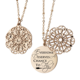 Wicked the Musical Defying Gravity Everyone Deserves A Chance To Fly Wicked Best Friend Gift Broadway Jewelry Best Friend Necklace