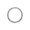 5mm Oxidized Bead Stretch Bracelet