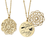 Defy Gravity Wicked the Musical Defying Gravity Necklace Wicked Jewelry Best Friend Necklace Broadway Jewelry Best Friend Gift BFF Necklace