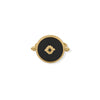 A Day to Night Delight! Mother of Pearl and Black Onyx Reversible Ring