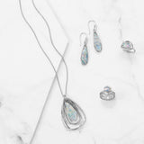 Ancient Roman Glass Pear Drop Earrings