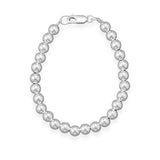 6mm Sterling Silver Bead Strand