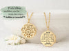 I love you a bushel and a peck and a hug around the neck - Rose Gold Quote Pendant Necklace