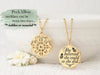 She believed she could so she did - Gold Quote Pendant Necklace