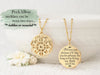 I'll love you forever, I'll like you for always, as long as I'm living my baby you'll be - Gold Quote Pendant Necklace