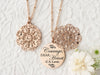 Courage, Dear Heart - Gold Quote Pendant Necklace
