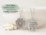Everyone Deserves A Chance To Fly - Silver Quote Pendant Necklace