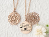 Together We're Unlimited - Rose Gold Quote Pendant Necklace