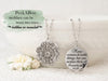 Many women do noble things, but you surpass them all. Proverbs 31:29 - Silver Quote Pendant Necklace